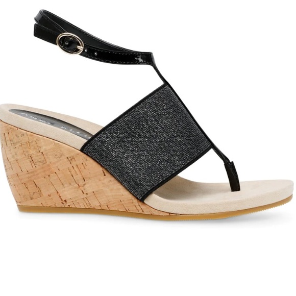 Anne Klein Ivana wedge sandal with cork bottom - Picture 5 of 16